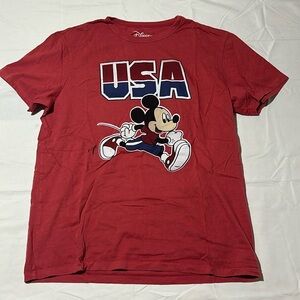 USA Disney Red Tshirt short sleeve